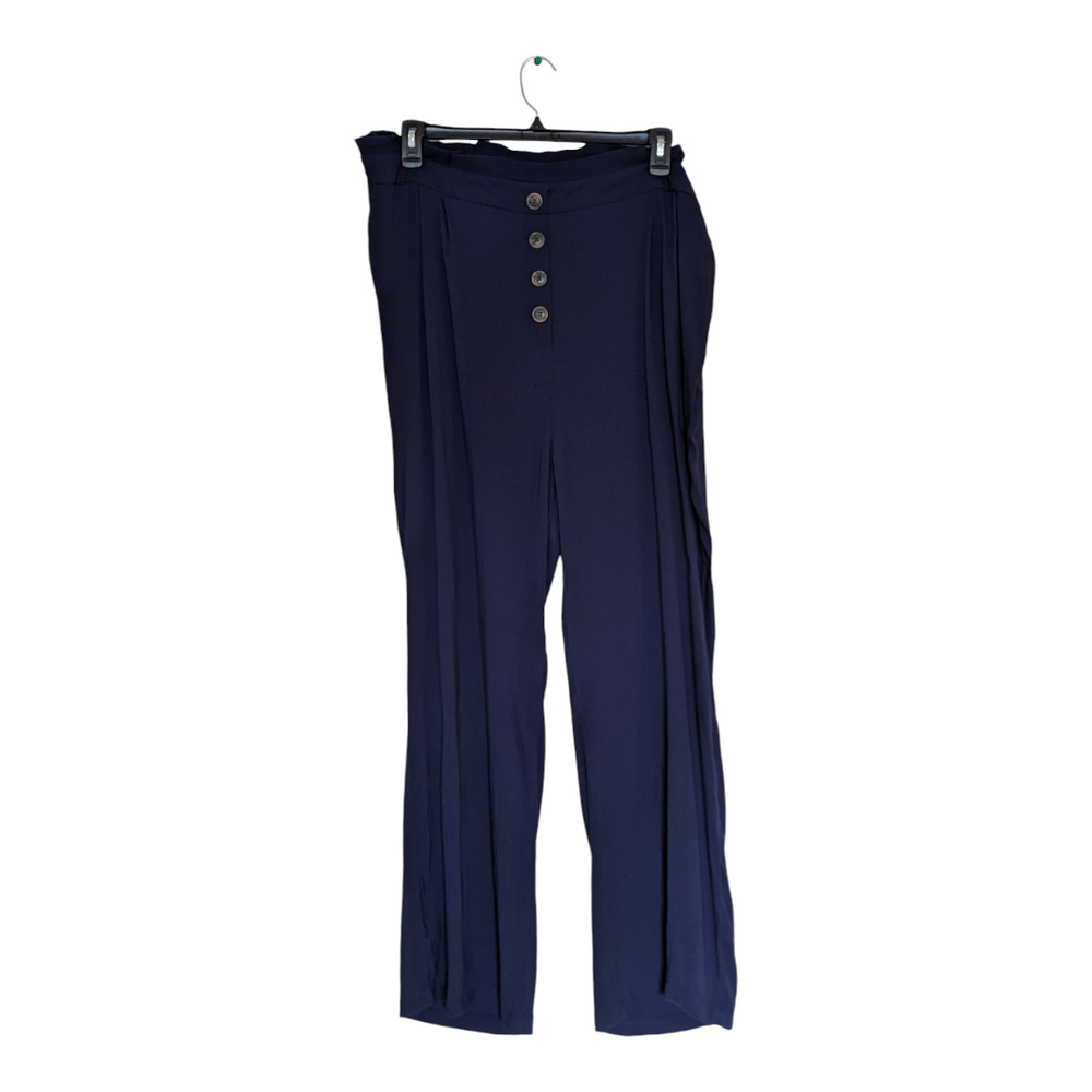 Perch Women's Pants Size 2XL Navy Blue